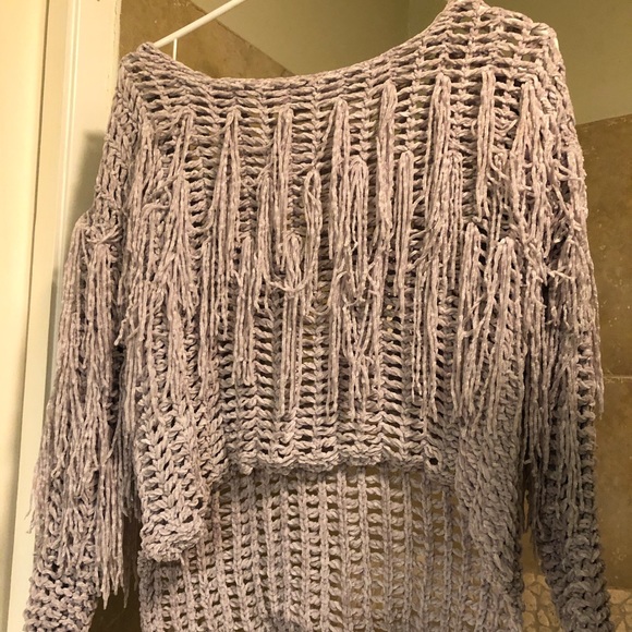 New! Bloomingdales Stunning fringe  sweater - Picture 5 of 6